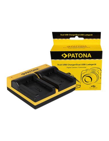 DUAL CHARGER CANON BP-808 FSXX FS10 FS-10 FS100 FS-100 FS11 FS-11 BP-808 INCL. MICRO-USB CABLE