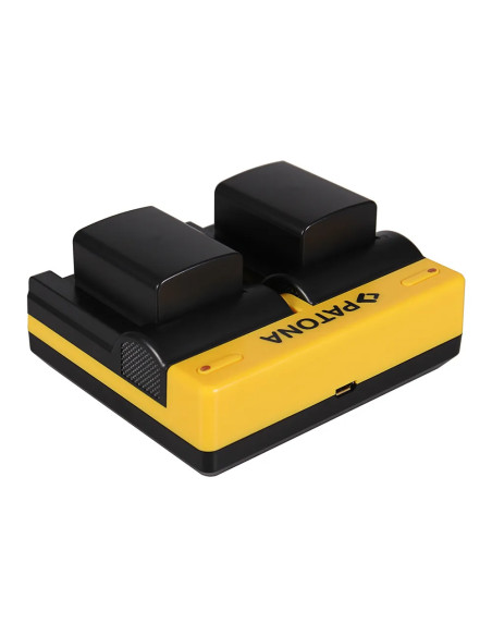 DUAL CHARGER CANON BP-808 FSXX FS10 FS-10 FS100 FS-100 FS11 FS-11 BP-808 INCL. MICRO-USB CABLE