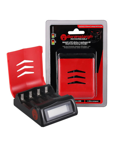 BERENSTARGH LCD CHARGER AA/AAA WITH 500MA