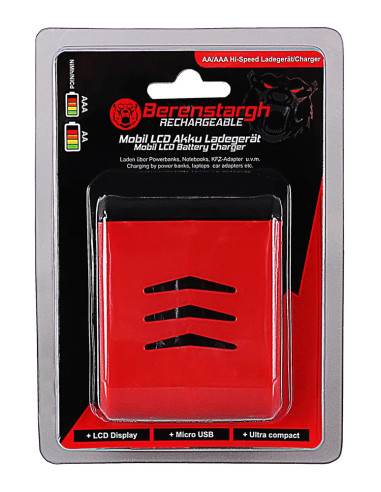 BERENSTARGH LCD CHARGER AA/AAA WITH 500MA
