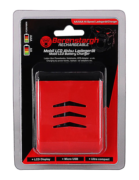 BERENSTARGH LCD CHARGER AA/AAA WITH 500MA