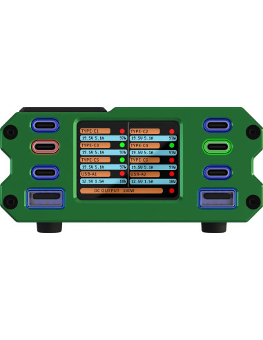 Premium PD450W Multiport Charger USB-C 6 porte USB-A 2 porte