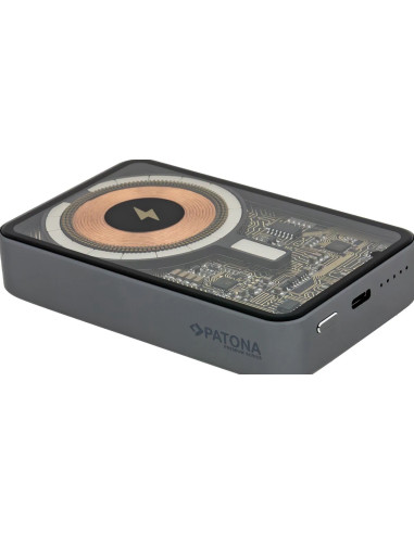 Premium Powerbank Clear 3.0 PD20W 10.000mAh Ricarica rapida wireless magnetica