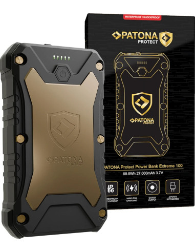 PROTECT Powerbank Extreme 100 PD65W 27.000mAh Wireless Charge