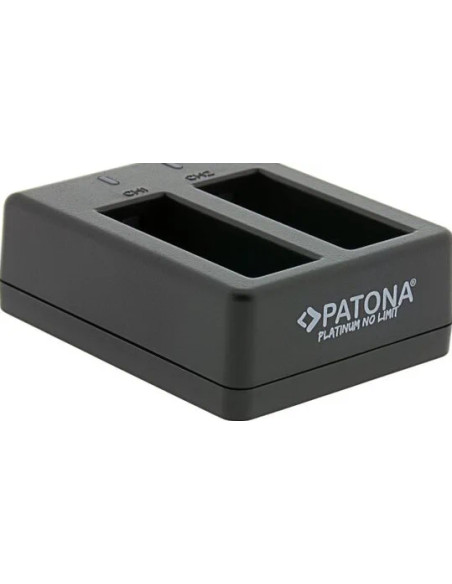 PATONA PLATINUM DUAL CHARGER PER BATTEIRA PATONA ACTION CAM SL3 E SL4