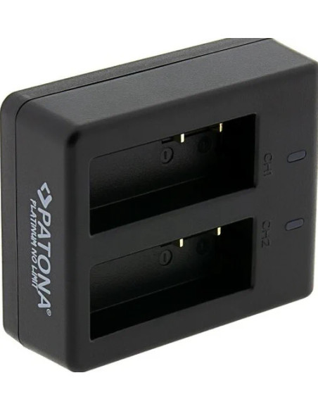 PATONA PLATINUM DUAL CHARGER PER BATTEIRA PATONA ACTION CAM SL3 E SL4