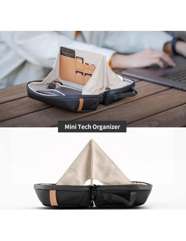 Mini Tech Organizer Grigio