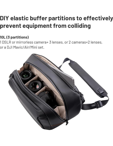 OneGo Solo Sling Bag V2 10Lt - Verde Muschio