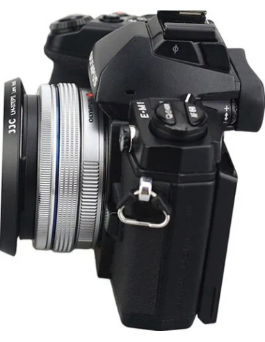 LH-37EPII paraluce 3,7 cm Rotondo Nero