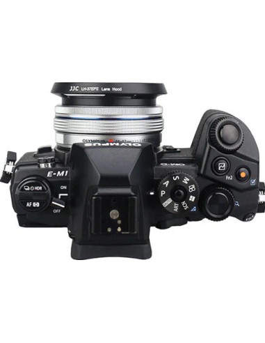 LH-37EPII paraluce 3,7 cm Rotondo Nero