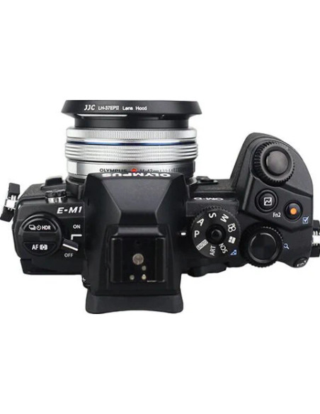 LH-37EPII paraluce 3,7 cm Rotondo Nero
