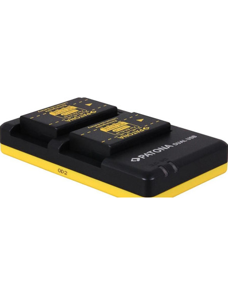 Caricabatterie DUAL-USB per EN-EL20
