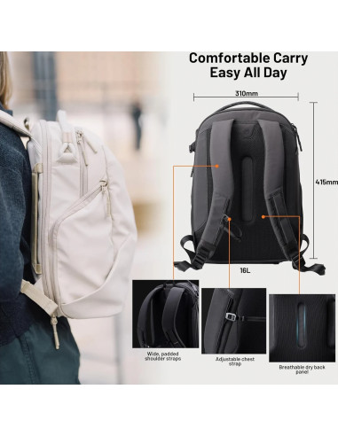 OneGo Lite Backpack Crema 16Lt