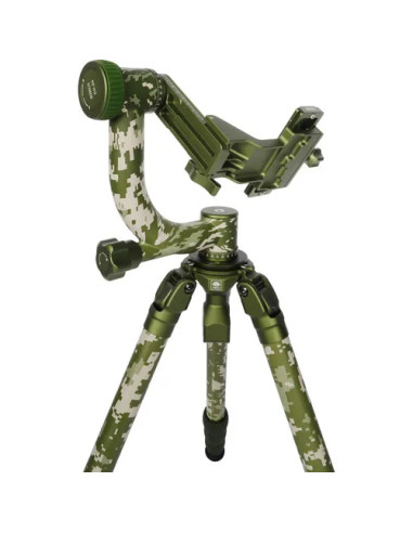 Treppiede in carbonio CT-3204 + Testa Gimbal CH20 Camouflage