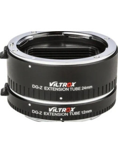 Set di anelli tubo estensione macro (12 mm + 24 mm), supporto TTL e AE - Nikon Z