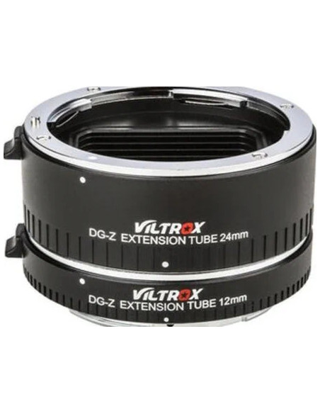 Set di anelli tubo estensione macro (12 mm + 24 mm), supporto TTL e AE - Nikon Z