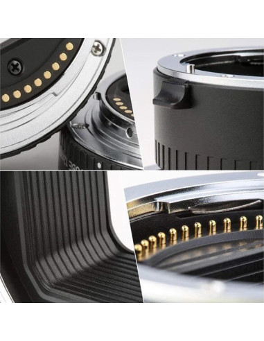 Set di anelli tubo estensione macro (12 mm + 24 mm), supporto TTL e AE - Nikon Z