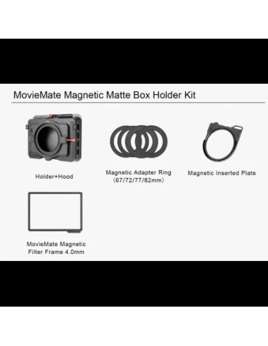 Kase Kit Moviemate Matte Box Sistema Magnetico Holder Kit