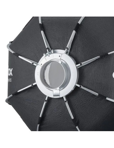 EAZYFLOW BOWENS MOUNT FOLDABLE BEAUTY DISH 65CM (BLACK AND WHITE)