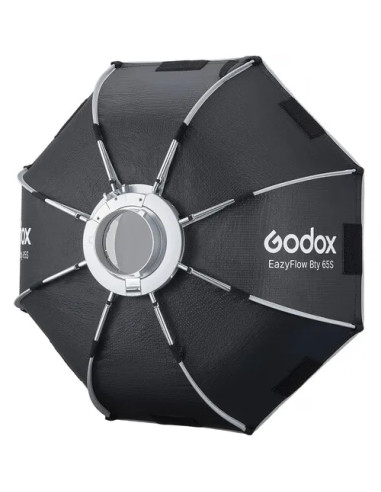 EAZYFLOW BOWENS MOUNT FOLDABLE BEAUTY DISH 65CM (BLACK AND WHITE)
