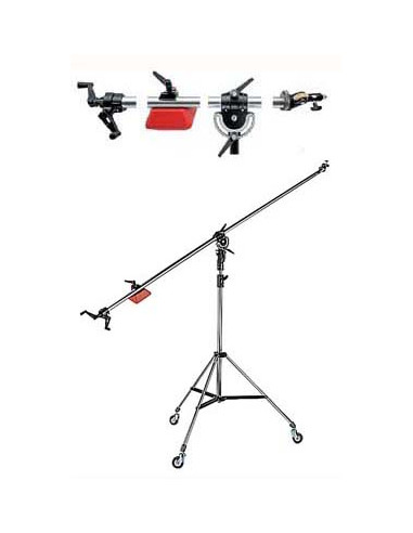 MANFROTTO 025B GIRAFFA SUPER BOOM NERA, STATIVO CINE