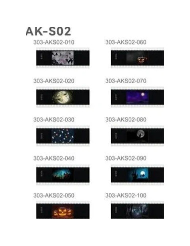 AK-S02 Set Diapositive 2 per Proiettore AK-R21 - 10pz