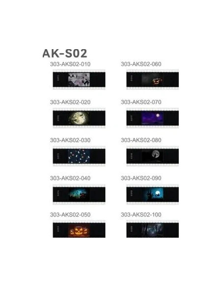 AK-S02 Set Diapositive 2 per Proiettore AK-R21 - 10pz
