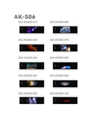 AK-S06 Set Diapositive 6 per Proiettore AK-R21 - 10pz