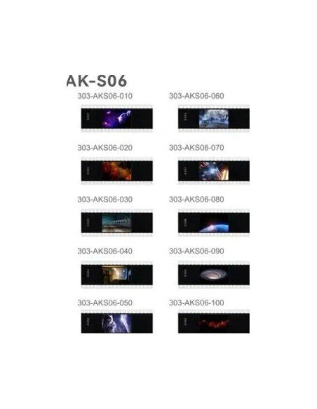 AK-S06 Set Diapositive 6 per Proiettore AK-R21 - 10pz