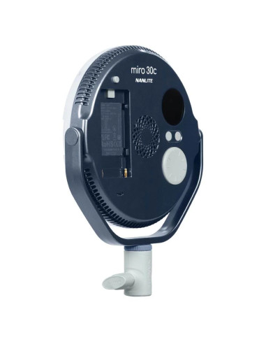 NANLITE MIRO 30C LED FULL-COLOR ROUND PANEL LIGHT MIDNIGHT BLUE