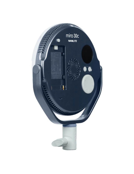 NANLITE MIRO 30C LED FULL-COLOR ROUND PANEL LIGHT MIDNIGHT BLUE