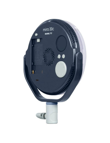 NANLITE MIRO 30C LED FULL-COLOR ROUND PANEL LIGHT MIDNIGHT BLUE