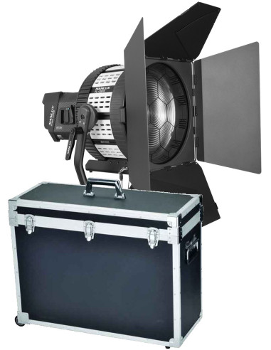 Evoke 1200B Bicolor con Flight Case e Lente Fresnel