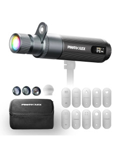 PHOTTIX PHOTOOLEX ZOOM LIGHT 12W RGB STEEL MAGNETIC GOBO