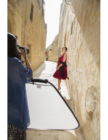 Pannello TriGrip Argento / Bianco 120 cm