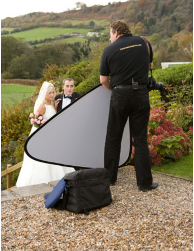 Pannello TriGrip Argento / Bianco 120 cm