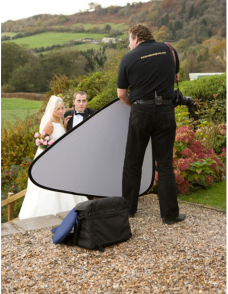 Pannello TriGrip Argento / Bianco 120 cm