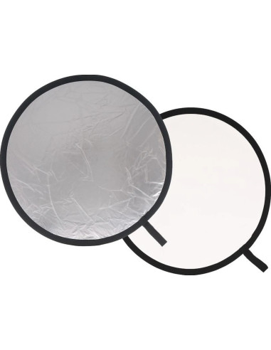 Pannello circolare Argento / Bianco Ø 95 cm