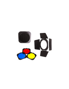 JINBEI SET ALETTE + FILTRI + GRIGLIA JB-A PER PARABOLE 20 CM