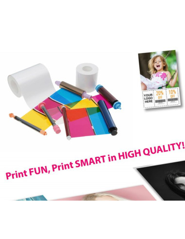 DNP MEDIA DS40 4X6/800 - 10X15 STICKERS