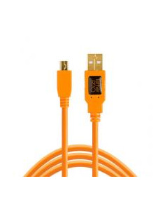 THT CU5451 CAVO USB 2.0 A MINI-B 5 PIN 4,6M ARANCIONE