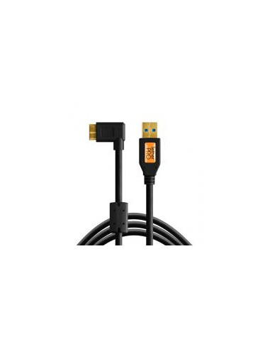 THT CU61RT15-BLK CAVO USB 3.0, SUPERSPEED MICRO B 5MT CON 1 ANGOLO RETTO NERO