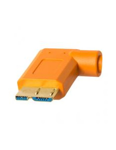 THT CU61RT15-ORG CAVO USB 3.0, SUPERSPEED MICRO B 5MT CON 1 ANGOLO RETTO ARANCIO 2