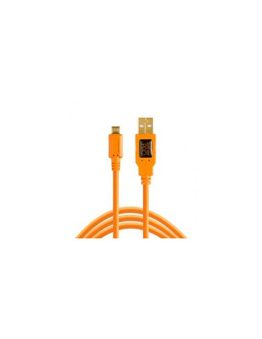 THT CU5430ORG CAVO USB 2.0 A - MICRO-B 5 PIN 4,6M, ARANCIONE