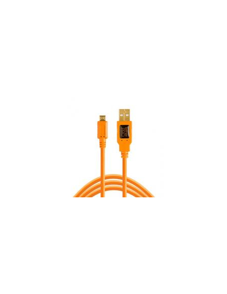 THT CU5430ORG CAVO USB 2.0 A - MICRO-B 5 PIN 4,6M, ARANCIONE