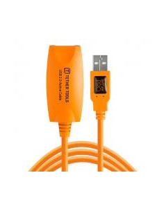THT CU1917 PROLUNGA ATTIVA USB2.0 (USB A/M-A/F) 4,6MT ARANCIO