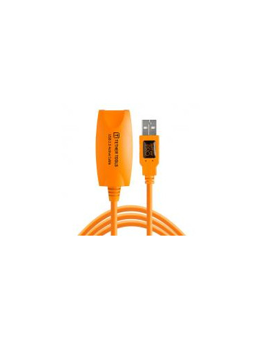 THT CU1917 PROLUNGA ATTIVA USB2.0 (USB A/M-A/F) 4,6MT ARANCIO