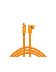 THT CUC15RT-ORG CAVO USB-3 A USB-C 4,6MT CON 1 ANGOLO RETTO ARANCIO