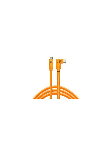 THT CUC15RT-ORG CAVO USB-3 A USB-C 4,6MT CON 1 ANGOLO RETTO ARANCIO