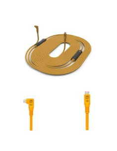 THT CUC31RT2 CAVO USB-C A USB-C 9,4MT CON 1 ANGOLO RETTO ARANCIO